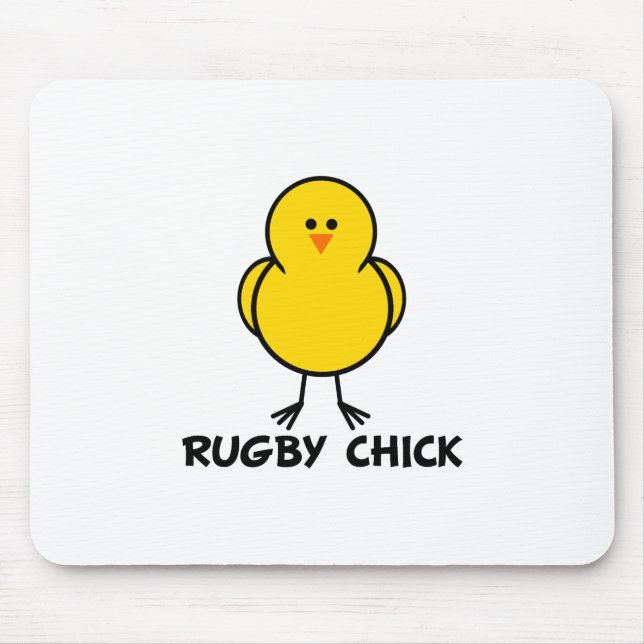 Mousepad Pintinho do rugby (Frente)