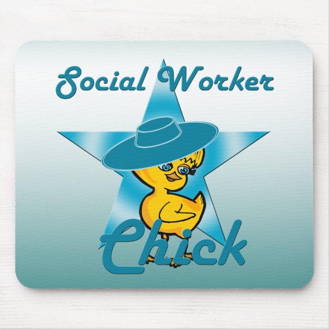 Mousepad Pintinho do trabalhador social nº 7 (Frente)