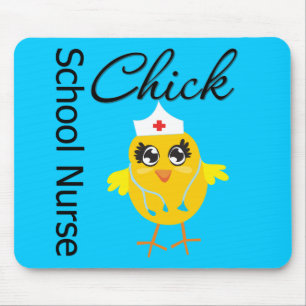 Mousepad Pintinho v1 da enfermeira da escola