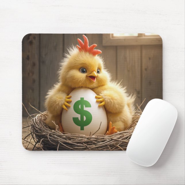 Mousepad Pinto Novo Com um Ovo Caro (Com mouse)