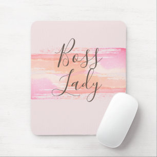 Mousepad Pintor de Aquarela Trave Dama Chefe
