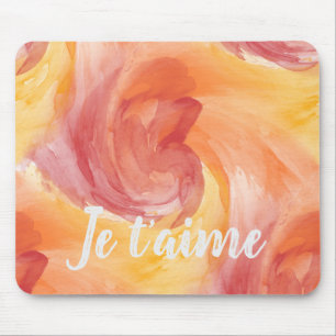 Mousepad Pintor Vermelho Cor-de-Rosa Vermelho Cor-de-Água