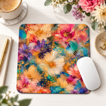 Pintura a Óleo Abstrata Impressionista Vibrante de