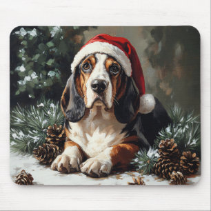 Mousepad Pintura a óleo de cesto de cesto de cesto