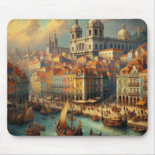 Mousepad Pintura a óleo do Renascimento