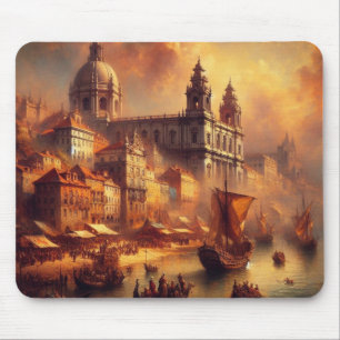 Mousepad Pintura a óleo do Renascimento