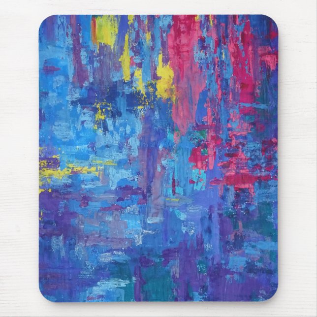 Mousepad pintura abstrato (Frente)