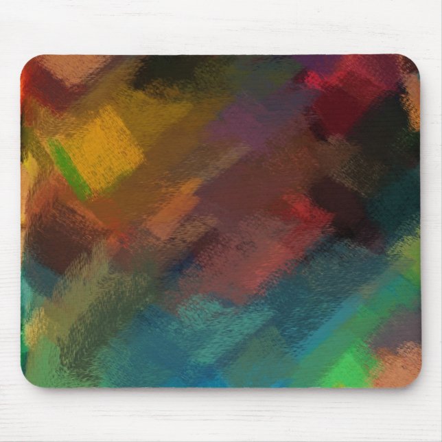 Mousepad pintura abstrato | Cores Dinâmicas 3 (Frente)