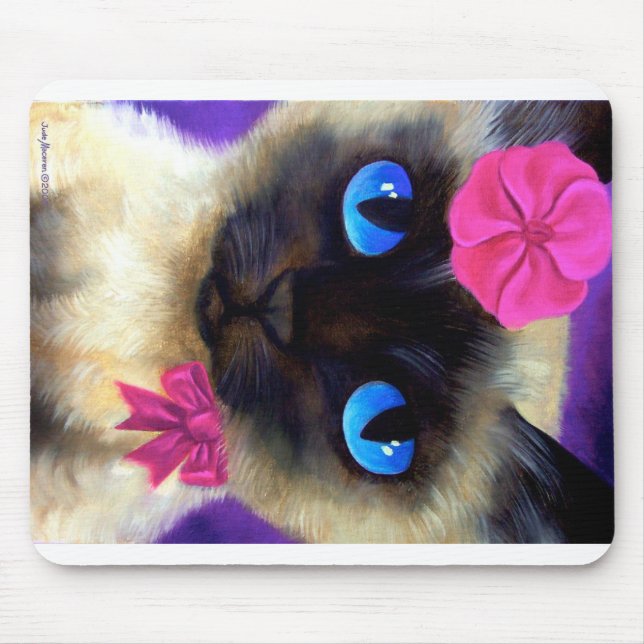 Mousepad Pintura Animal de Gato Simâmico (Frente)