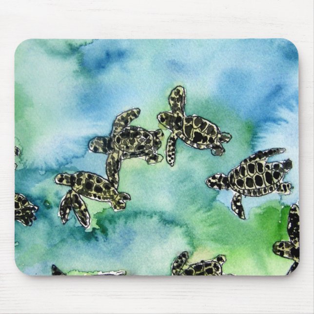 Mousepad pintura animal dos animais selvagens do réptil das (Frente)