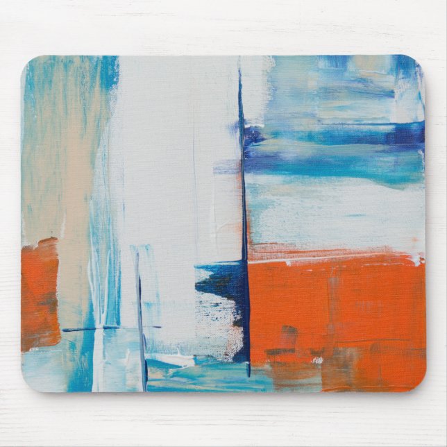 Mousepad Pintura aquosa. Abstrato Marble Can (Frente)