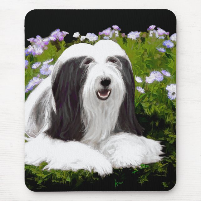 Mousepad Pintura Collie com Manteiga - Arte Cachorra Origin (Frente)