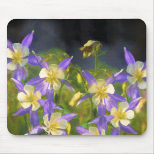 Mousepad Pintura Columbina Azul do Colorado - Arte Original
