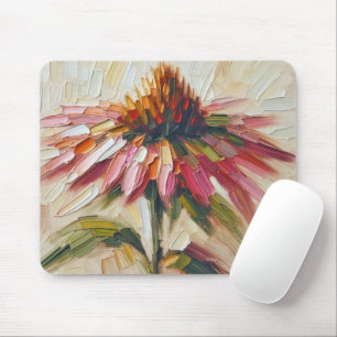 Mousepad Pintura com Flor Cone