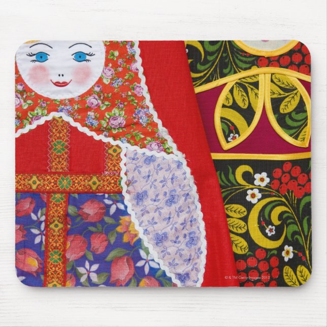 Mousepad Pintura da boneca russa Matryoshka (Frente)