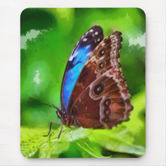 Mousepad Pintura da borboleta (Frente)