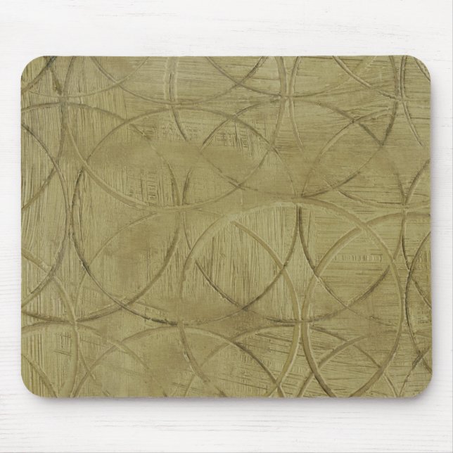 Mousepad Pintura de Círculos Vinculados por Jennifer Goldbe (Frente)