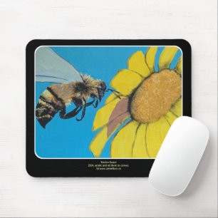 Mousepad Pintura de dança de jardim em um