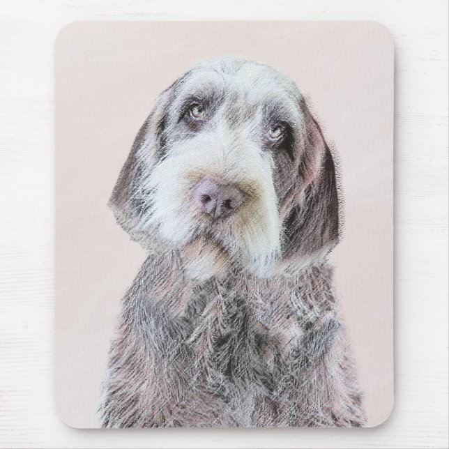 Mousepad Pintura de Griffon por Cabeireiros - Arte Canina (Frente)
