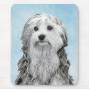Mousepad Pintura De Lowchen - Arte De Cachorro Original Bon
