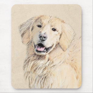 Mousepad Pintura de Ouro para sempre - Arte de Cachorro Ori