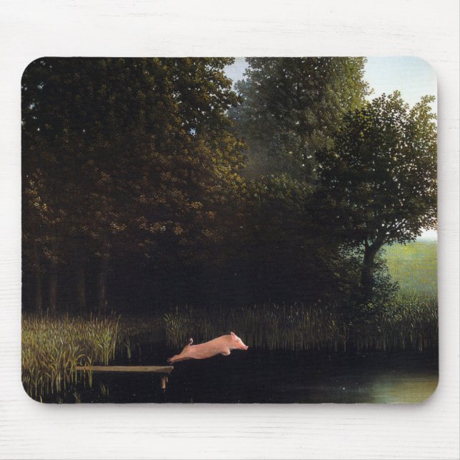 Mousepad Pintura de porco Kohler (Frente)