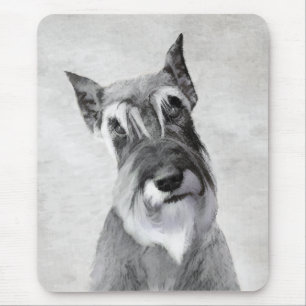 Mousepad Pintura de Schnauzer (Giant) - Arte Canina