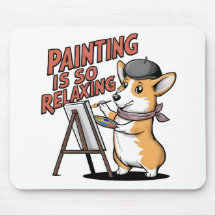 Pintura É Tão Relaxante, Almofadas de Rato Artista
