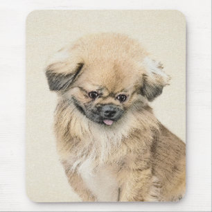 Mousepad Pintura em Pekingese - Arte de Cachorro Original