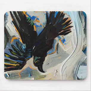 Mousepad Pintura em ravina preta