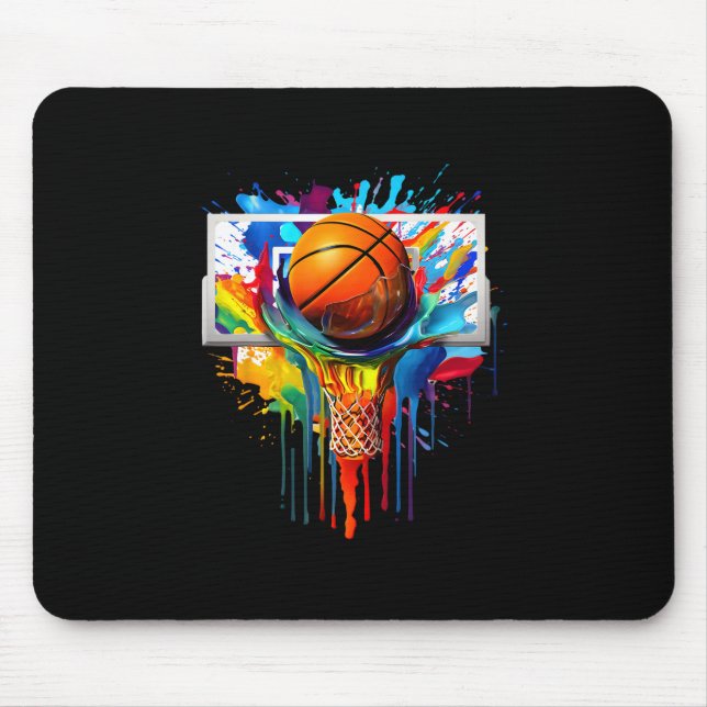 Mousepad Pintura Esboço Gotejamento Gotejamento Esboço Slam (Frente)