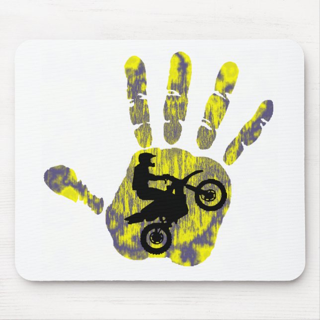 Mousepad Pintura fresca de Moto (Frente)