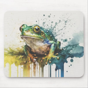 Mousepad Pintura muito Legal de Sapo semimAbstrato