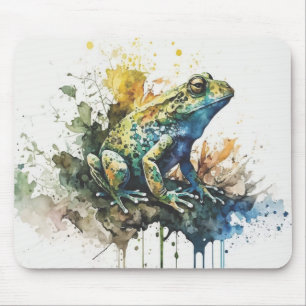 Mousepad Pintura muito Legal de Sapo semimAbstrato
