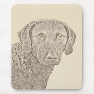 Mousepad Pintura Original para Cão na Baía de Chesapeake Re