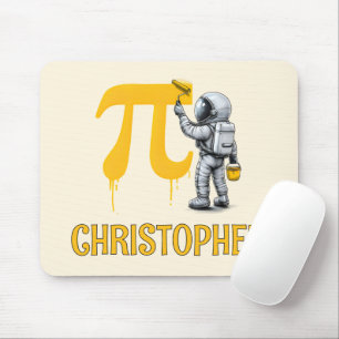 Mousepad Pintura Personalizada de Astronauta Legal Símbolo