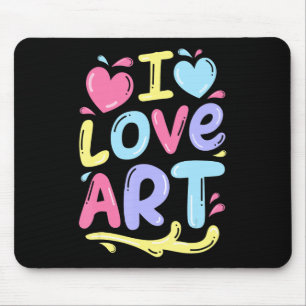Mousepad Pintura Pintura Artista Do Amor