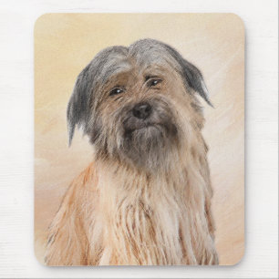 Mousepad Pintura Pirenéus - Arte Cão Original Bonita