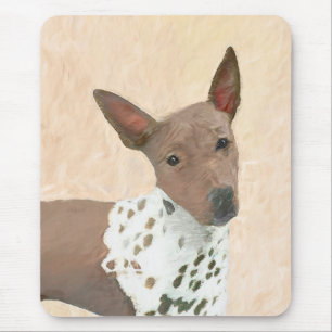 Mousepad Pintura Terrier sem cabelos americana - Arte canin