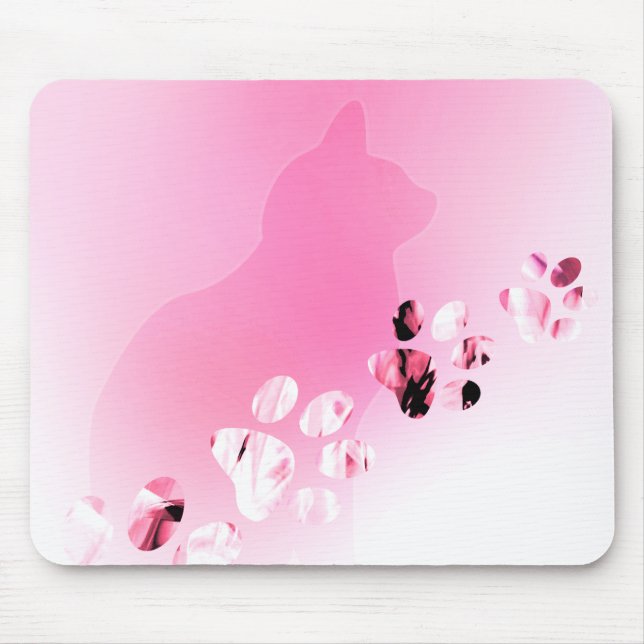 Mousepad Pinturas de Gato, Cachorro, Cachorro para Pet-Love (Frente)
