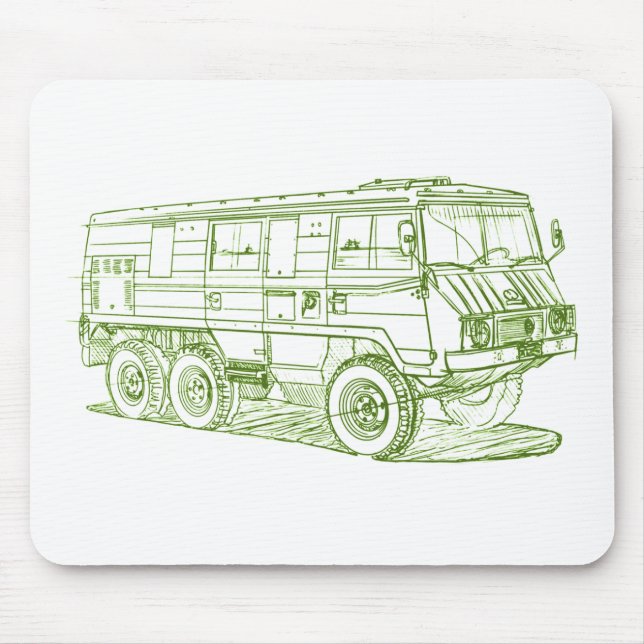 Mousepad Pinzgauer 712K 6x6 (Frente)