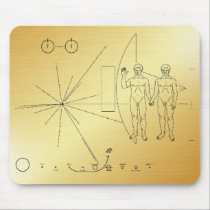 Mousepad Pioneer Plaque Adam & Adam