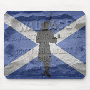 Mousepad Pipper Tribute - Willam Wallace Scotland patriota