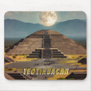Mousepad Pirâmide da Lua, Teotihuacan, Viagem do México