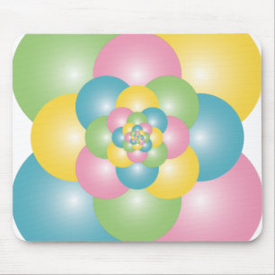 Mousepad Pirâmide de balões coloridos