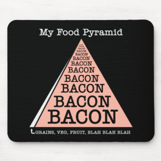 Mousepad Pirâmide de Comida Bacon