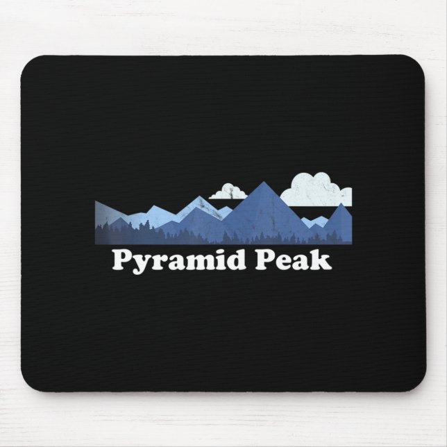 Mousepad Pirâmide Peak Bagger New York NY Subindo Em Caminh (Frente)