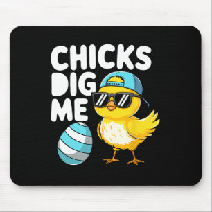 Mousepad Piranhas Gostam de Mim Páscoa Meninos Homens Feliz