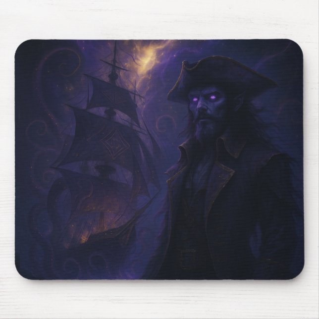 Mousepad Pirata Astral na Luz da Ametista (Frente)