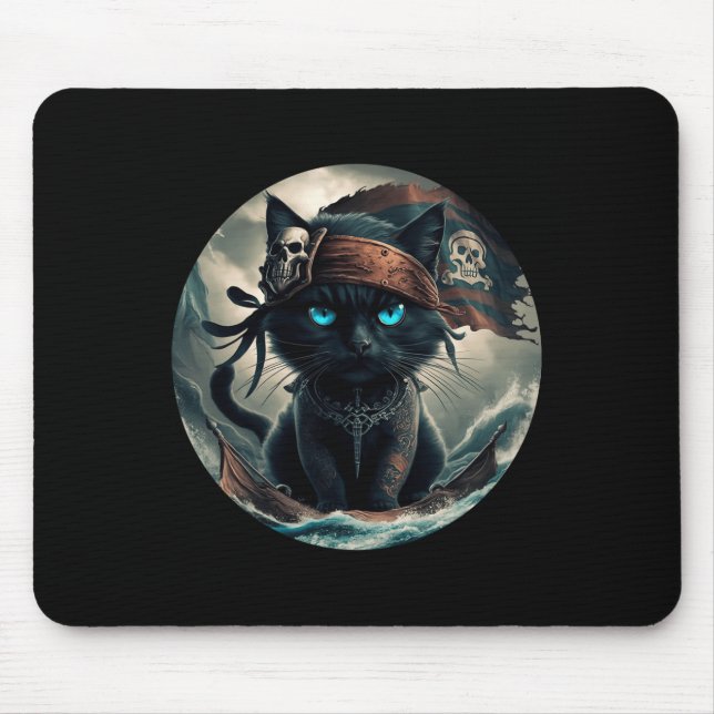 Mousepad Pirata Black Cat (Frente)